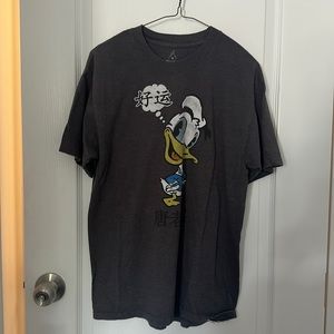 Donald Duck Chinese Characters tee